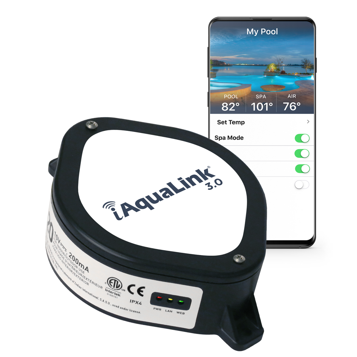 Jandy IQ30-A iAquaLink 3.0 Antenna – Web Connect Replacement Antenna for Automation Systems