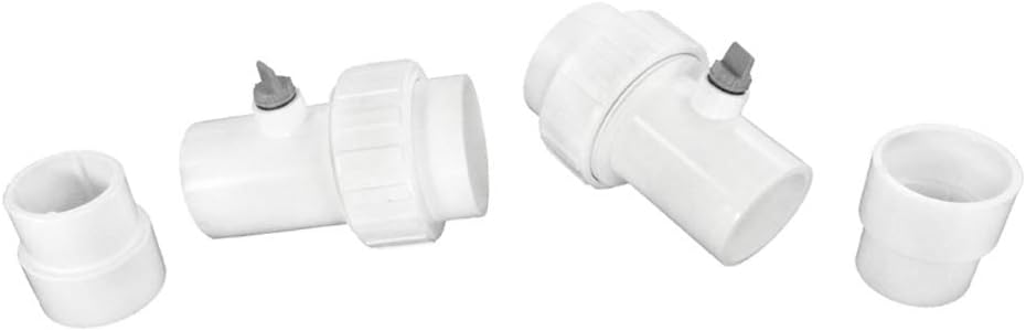 Raypak | H000317 | 2" PVC Union Kit with Drain Plug - Durable, Reliable Plumbing Solution