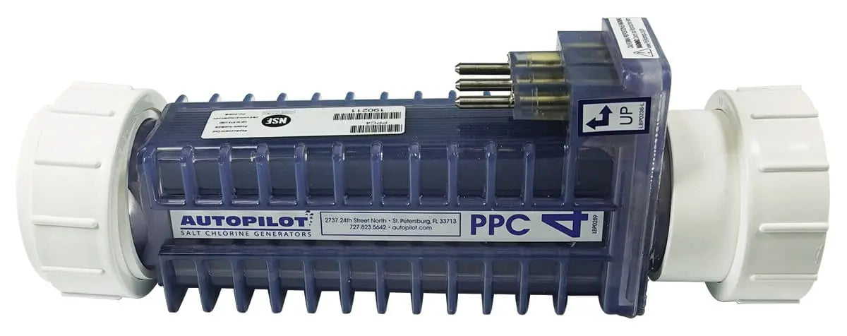 Aquacal Autopilot PPC4 Replacement Salt Cell with Unions
