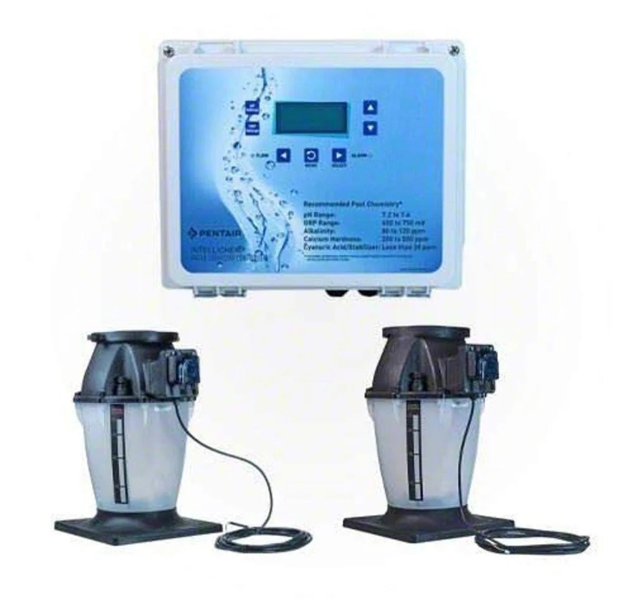 Pentair IntelliChem Controller 522622 – Automated Pool Chemistry System with Acid & Chlorine Tanks