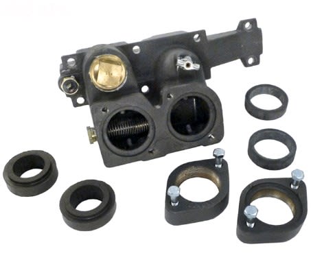 Raypak 006730F | Complete Cast Iron Inlet/Outlet Header ASME
