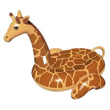 Swimline 90710 96"/66"/63" Giant Giraffe Ride-On
