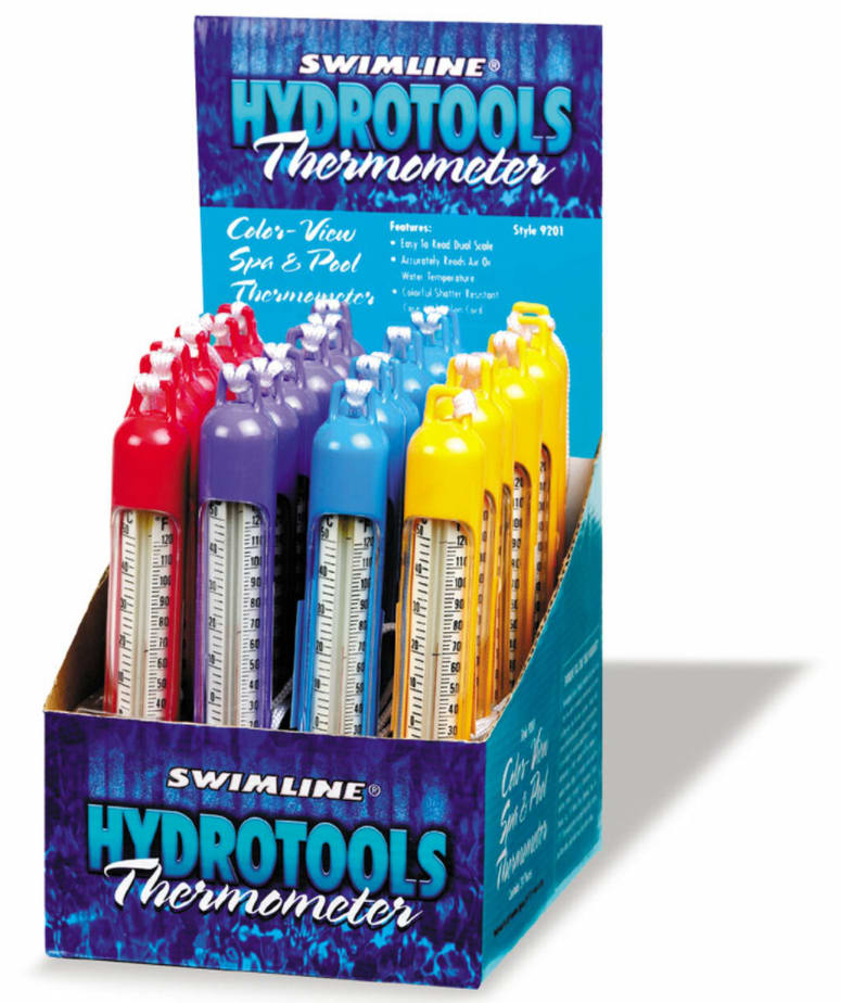 Swimline 9201 Color View Tube Thermometer