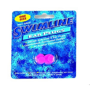 Swimline 9604 Rubber Swimming Ear Plugs