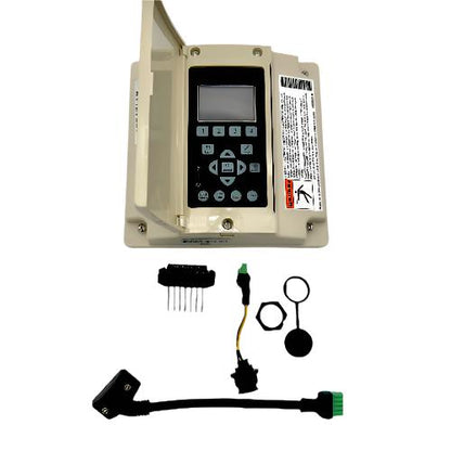 Pentair 357527Z keypad display close-up for IntelliFlo variable speed pump