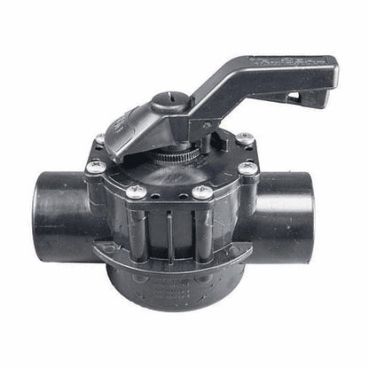 Waterway | 600-7070-CPVC | 2‑Way Diverter Valve – 1½″ Socket × 2″ Spigot Straight CPVC