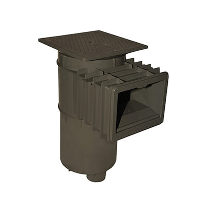 Hayward 2" Threaded Wall Skimmer w/ Square Lid, Dark Gray | SP1082DGR