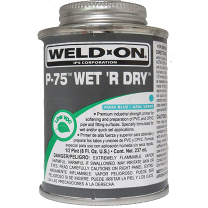 PVC Primer, 1/2 pt Metal Can P-75„¢ Wet 'R Dry„¢ Series Low VOC