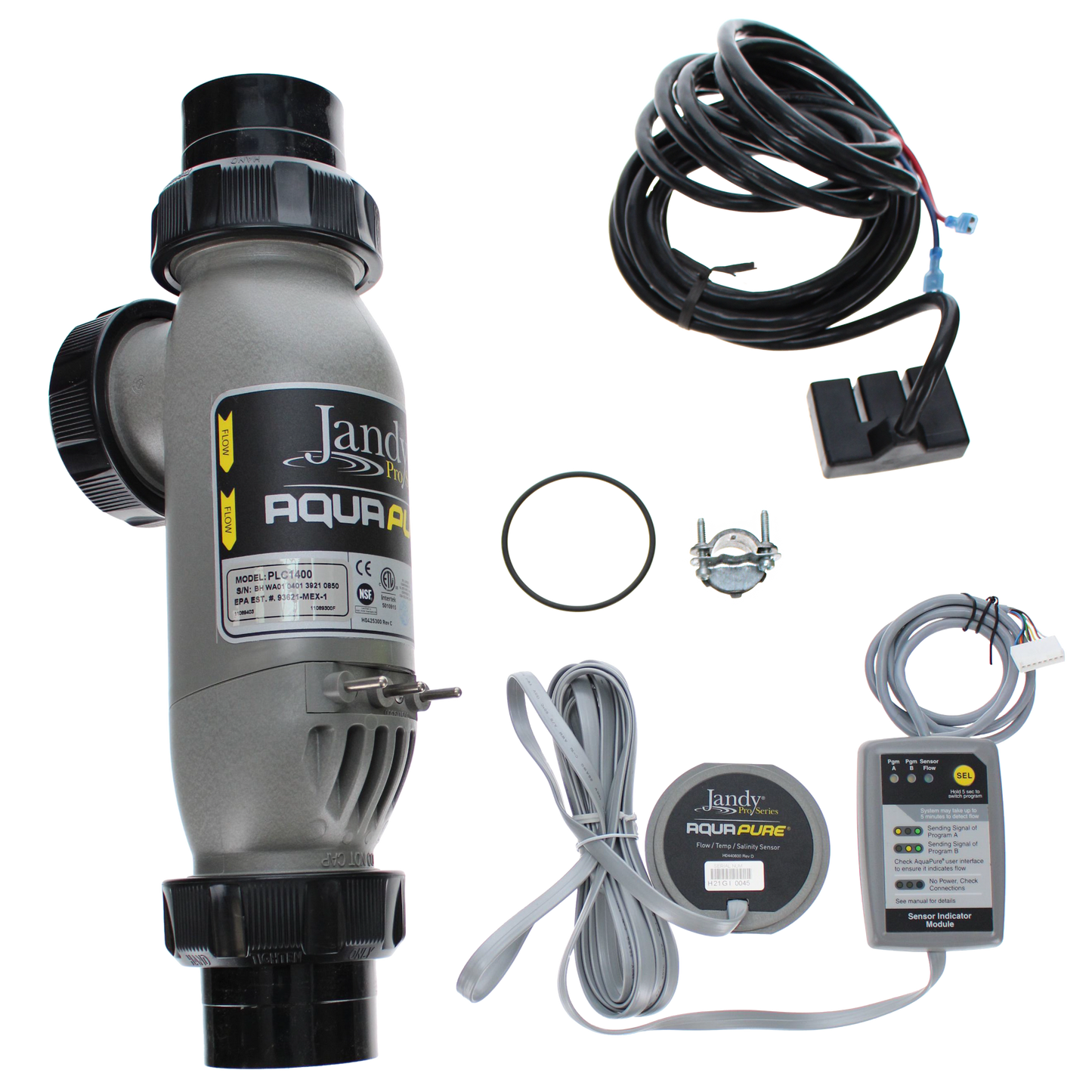 Jandy AquaPure PureLink Cell Kit PLC1400 – Salt Chlorine Generator for Pools Up to 40,000 Gallons
