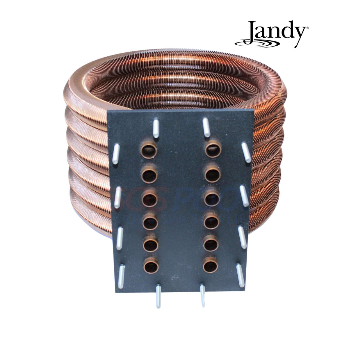 Jandy R0589405 heat exchange assembly mounting base and connections