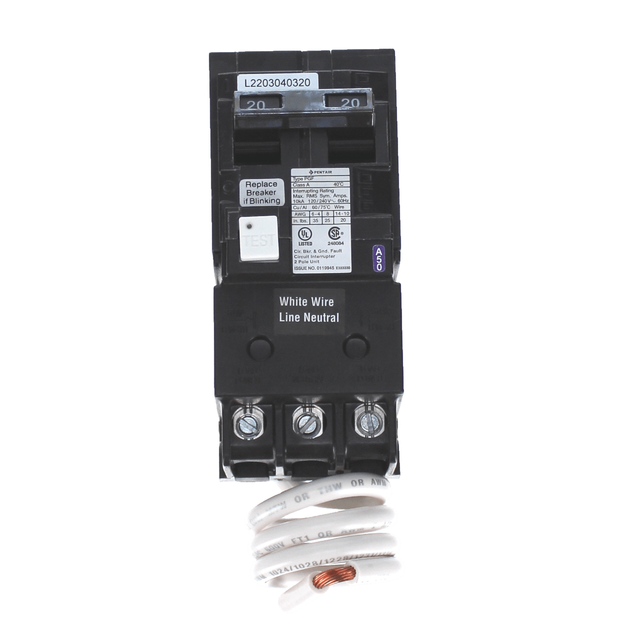 Pentair | PA220GF | GFCI Circuit Breaker – TradeGrade Electrical Component