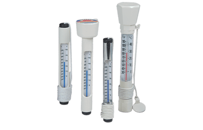 Pentair | R141086 | #130 Chrome Brass Tube Thermometer | OEM Pool & Spa Temperature Gauge