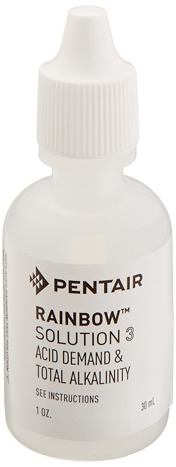 Pentair | R161185 | Rainbow Solution #3 Acid Demand Reagent – 1 oz Replacement