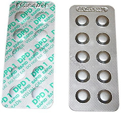 Pentair | R161576 | Rainbow DPD #1 Tablets – Box of 1000 Rapid‑Dissolve Reagent Tabs