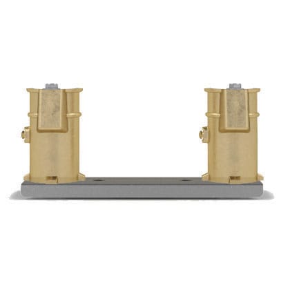 Perma-Cast 8" O.C. Handrail Anchor Set 4" Bronze Anchors | PC4008B