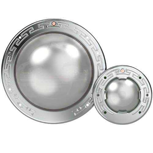 Pentair IntelliBrite Architectural Series spa light installed in spa niche