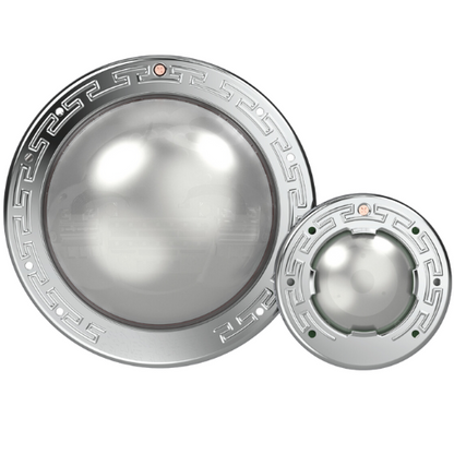 Pentair IntelliBrite Architectural Series spa light installed in spa niche
