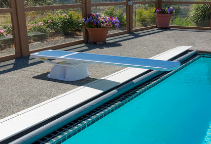 S.R. Smith 6' Truetread Diving Board - Radiant White Board With Blue Truetread | 66-209-576S2B