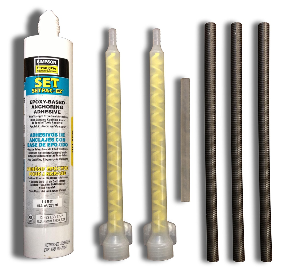 S.R. Smith Diving Board Epoxy Kit Includes Epoxy Resin, Hardener And � Mounting Bolts | 75-209-5868-SS