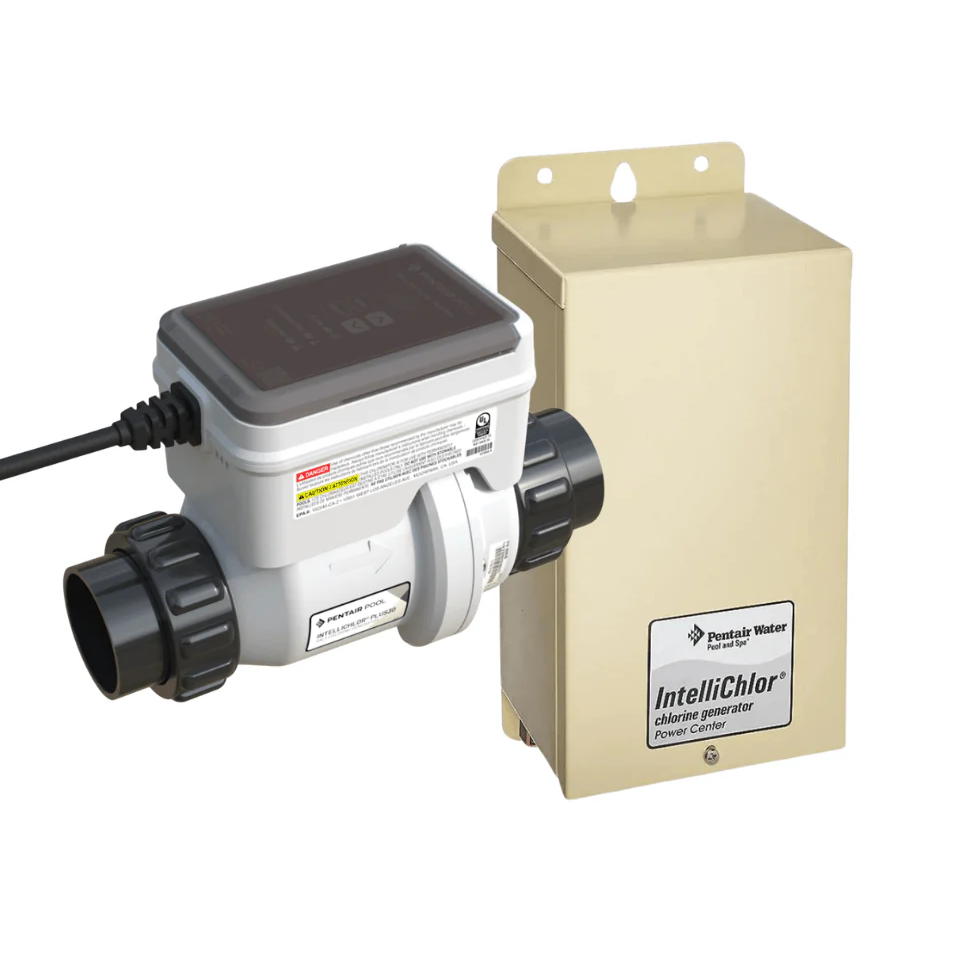 Pentair | 523733 | IntelliChlor Plus30 Salt Chlorine System– 30K Gallon Capacity Cell & Power Pack