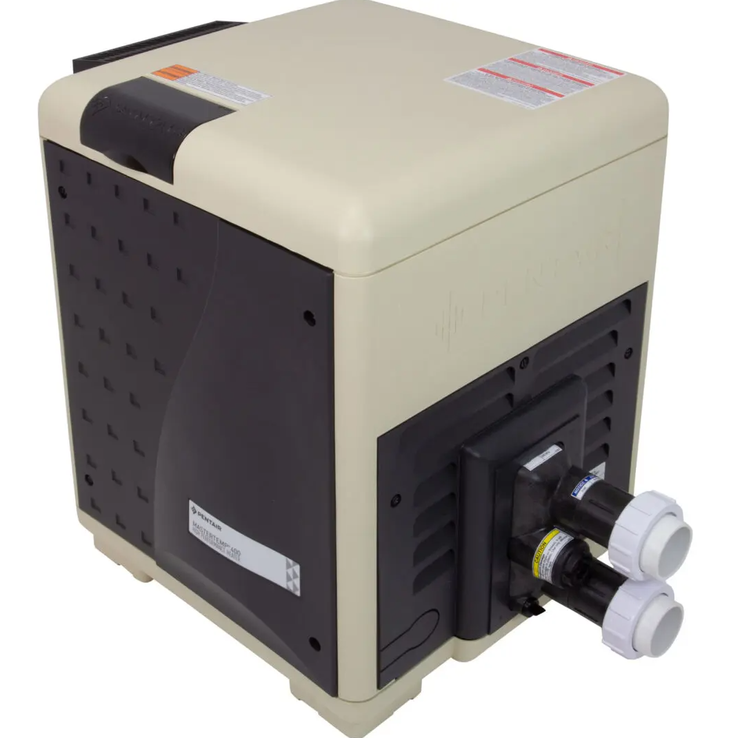 Pentair 460805 MasterTemp 400HD Natural Gas Pool & Spa Heater – High-Efficiency, Smart. Cupro-Nickel Exchanger