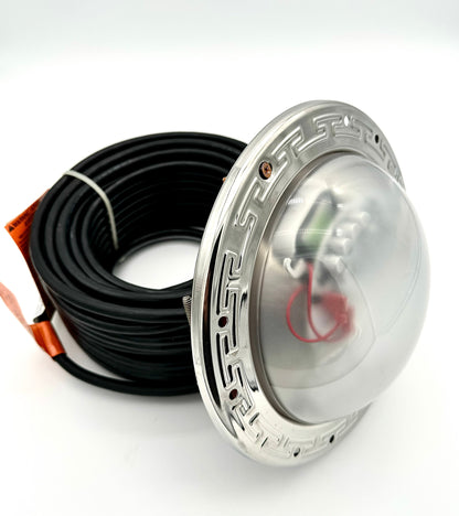Pentair IntelliBrite Architectural Series White LED Pool Light 602180 – 120V, 150ft Cord, 500W Equivalent